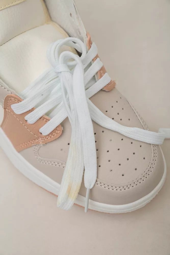 Купити Кросівки жіночі  -уцінка, колір сіро-пудровий, 243RB2173-10-U - Фото №6