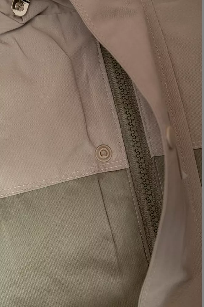 Купить Ветровка мужская с принтом  -уценка, цвет бежевый, 214R603-1-U-15 - Фото №10