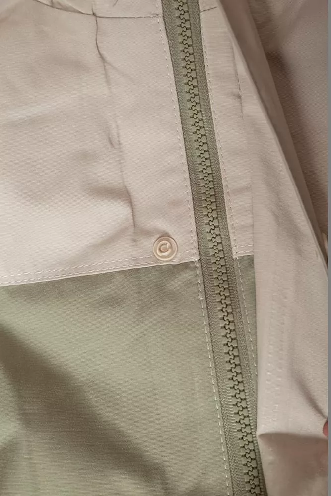 Купить Ветровка мужская с принтом  -уценка, цвет бежевый, 214R603-1-U-23 оптом - Фото №10