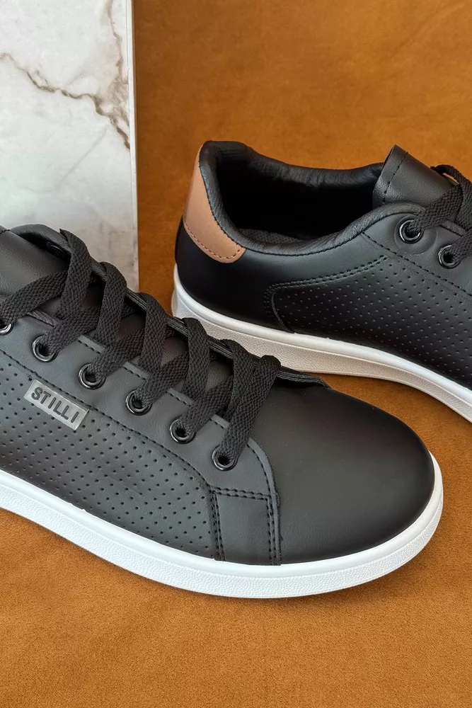 Купити Кеди чоловічі, колір чорно-коричневий, 248RR221 - Фото №2