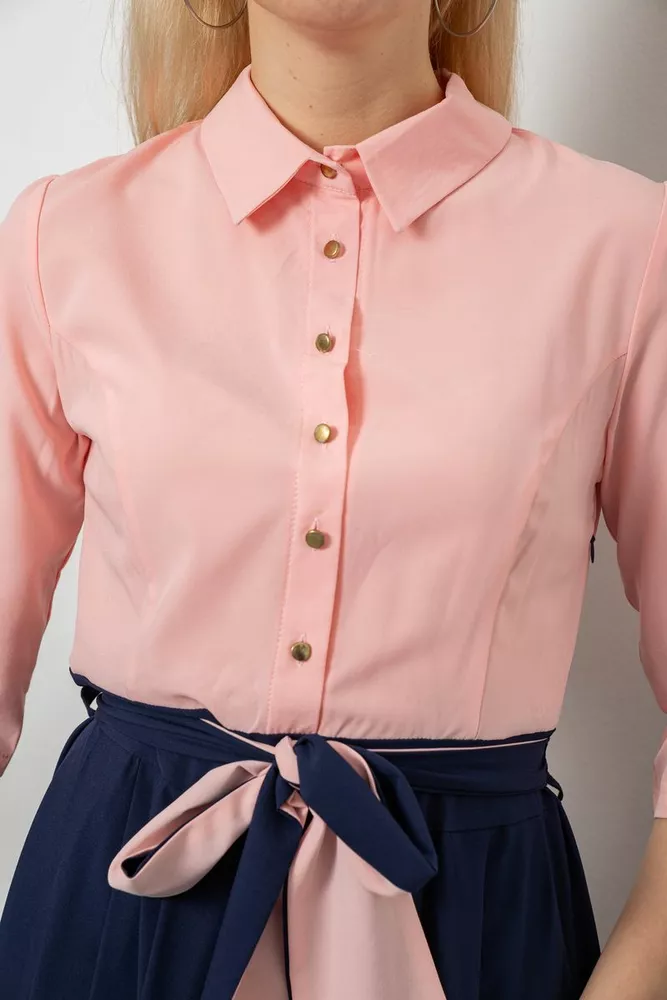 Купить Платье женское софт, цвет персиково-синий, 230R79-12 - Фото №5