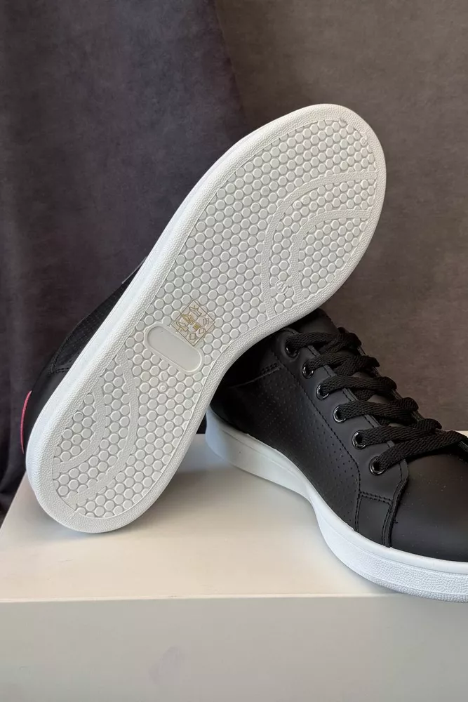 Купити Кеди чоловічі, колір чорно-червоний, 248RR221 - Фото №5