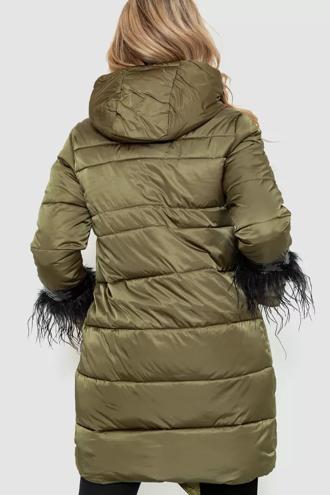 Купити Куртка жіноча, колір хакі, 235R2269 оптом - Фото №4