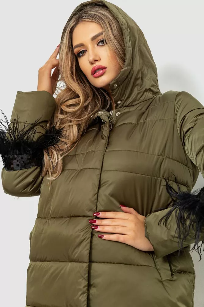 Купити Куртка жіноча, колір хакі, 235R2269 оптом - Фото №7
