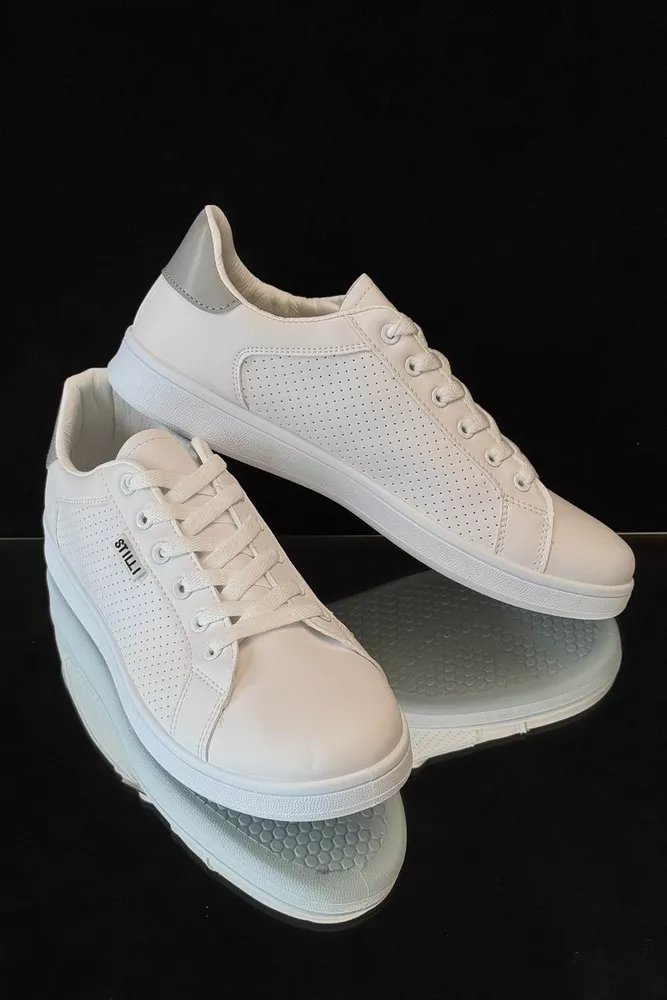 Купити Кеди чоловічі, колір біло-сірий, 248RR221 - Фото №2