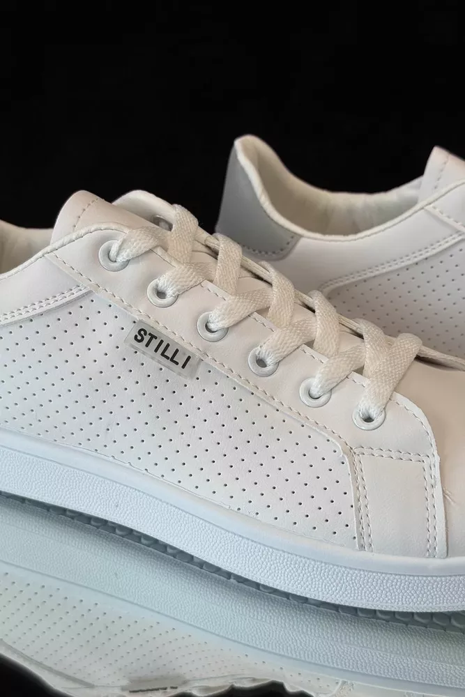 Купити Кеди чоловічі, колір біло-сірий, 248RR221 - Фото №3