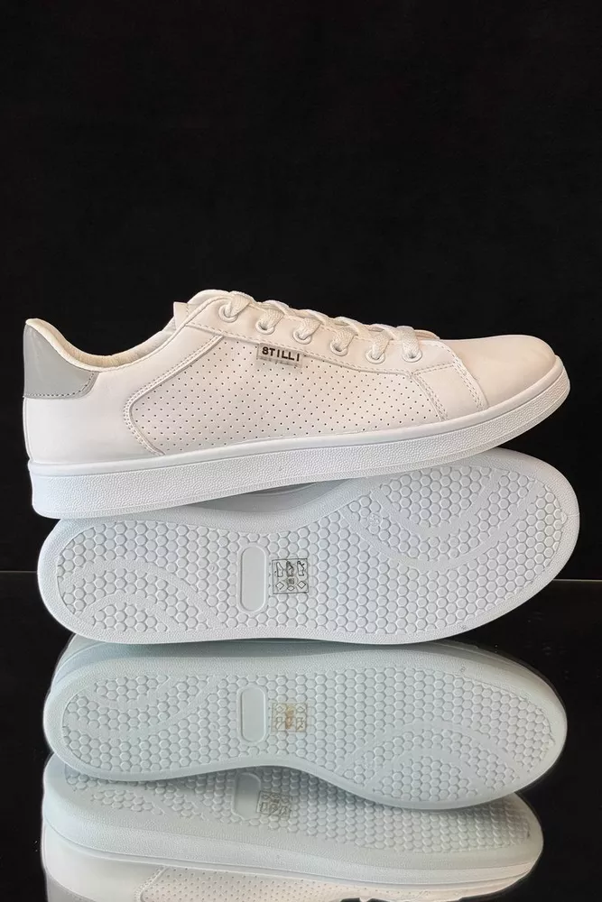 Купити Кеди чоловічі, колір біло-сірий, 248RR221 - Фото №5