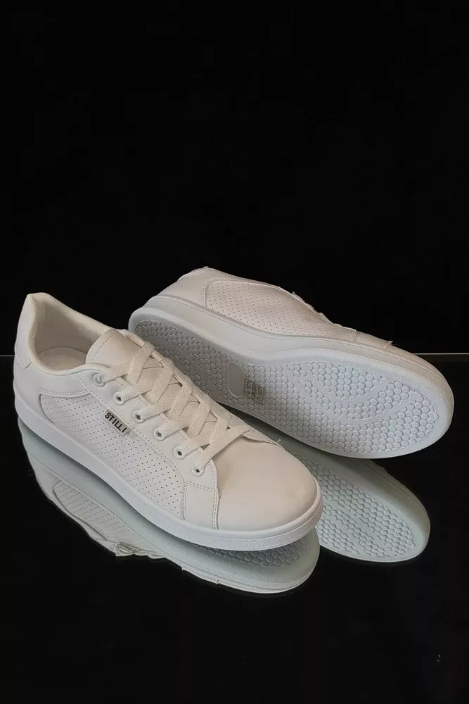 Купити Кеди чоловічі, колір білий, 248RR221 - Фото №2