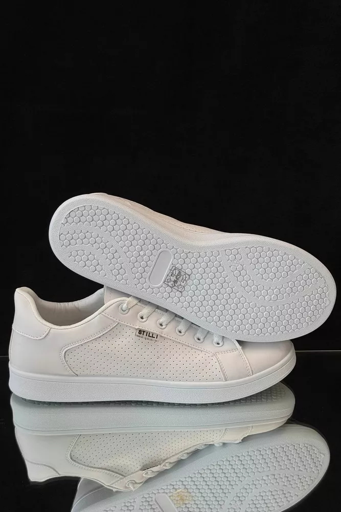 Купити Кеди чоловічі, колір білий, 248RR221 - Фото №4