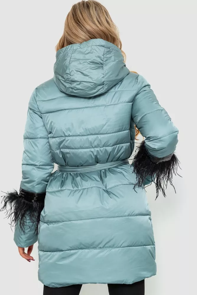 Купити Куртка жіноча, колір світло-м'ятний, 235R2269 - Фото №4