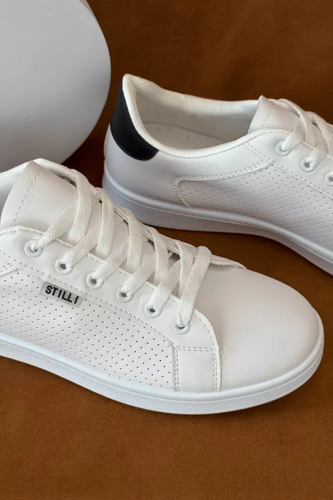 Купить Кеды мужские, цвет бело-черный, 248RR221 - Фото №2