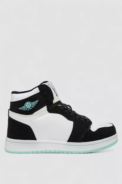 Кроссовки женские зимние на меху, цвет бело-черный, 248RHB470-5