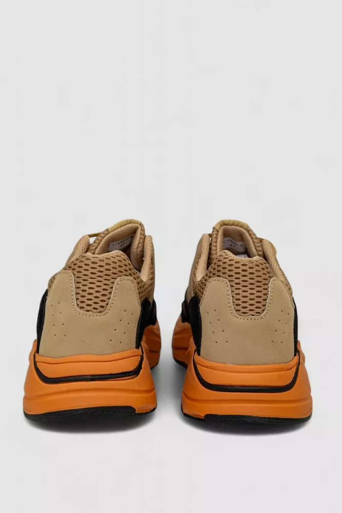 Купить Кроссовки мужские  -уценка, цвет бежево-оранжевый, 248RCX602-U - Фото №4