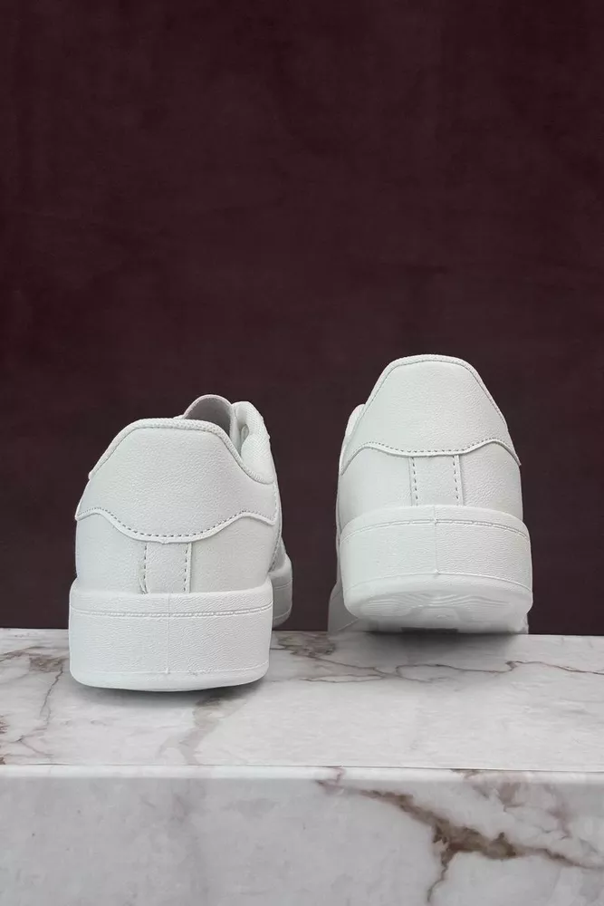 Купить Кроссовки женские демисезонные, цвет белый, 248RBK10 - Фото №3