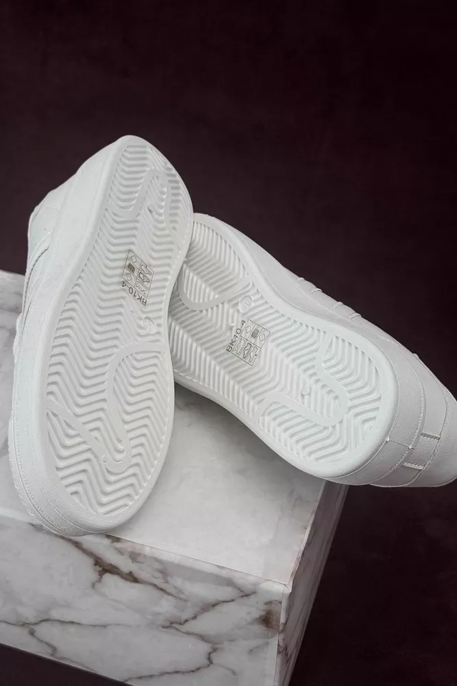 Купить Кроссовки женские демисезонные, цвет белый, 248RBK10 - Фото №4