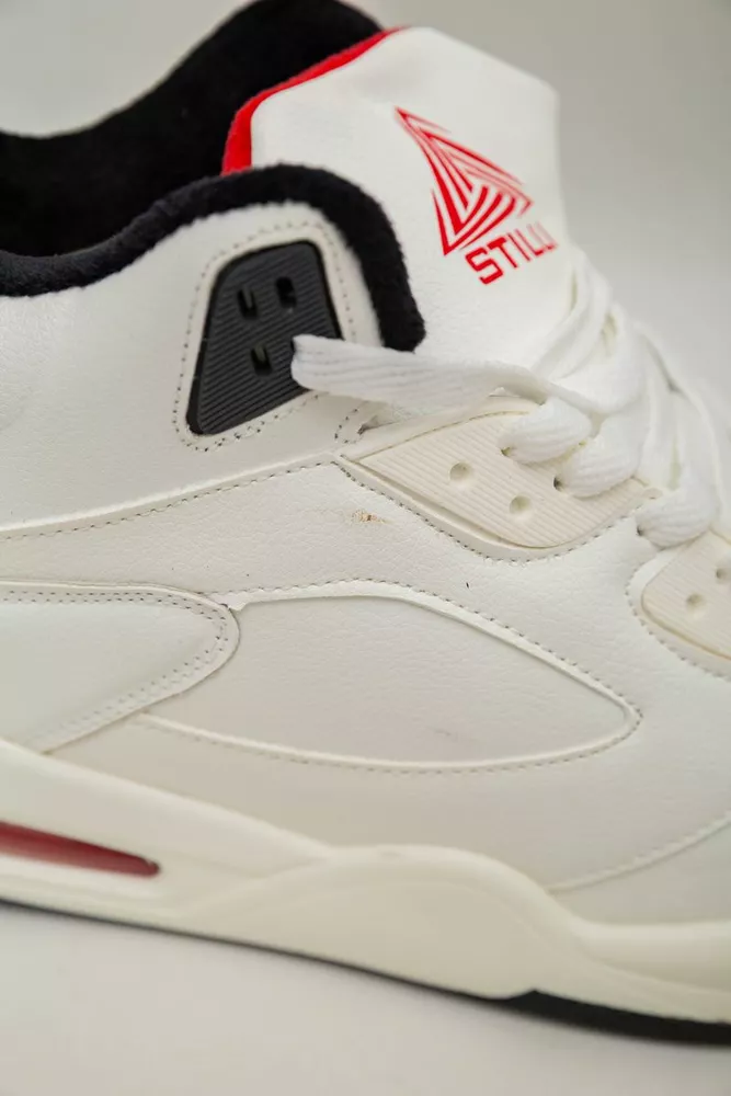 Купити Кросівки чоловічі зимові на хутрі  -уцінка, колір біло-чорний, 248RH203-U-14 оптом - Фото №8