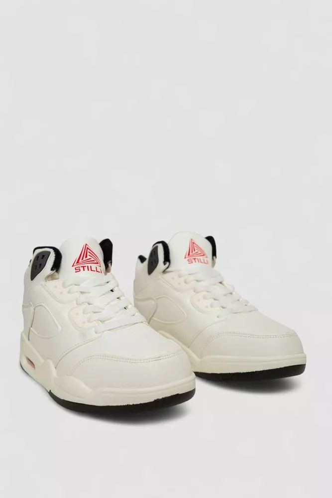 Купити Кросівки чоловічі зимові на хутрі  -уцінка, колір біло-чорний, 248RH203-U-23 оптом - Фото №3