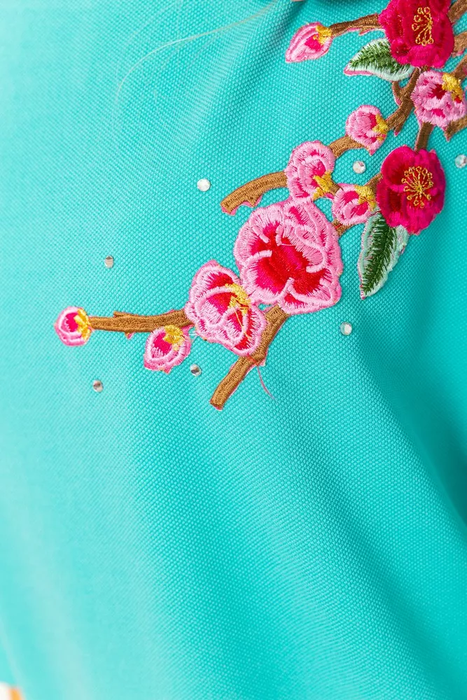 Купить Платье нарядное  -уценка, цвет бирюзовый, 186R45-U-1 - Фото №6