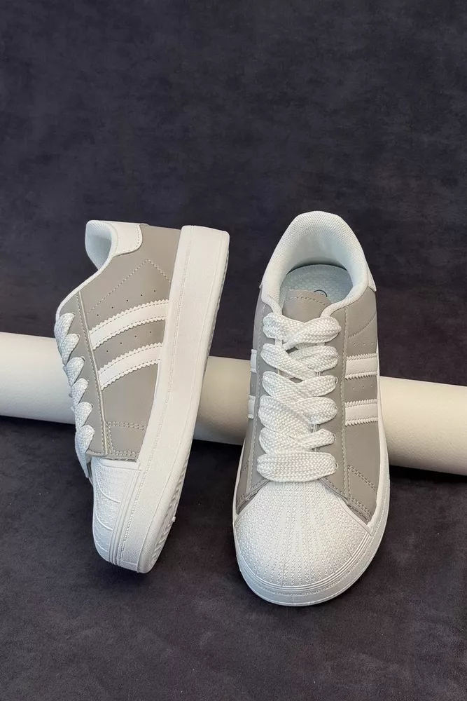 Купить Кроссовки женские демисезонные, цвет серый, 248RBK10 - Фото №5