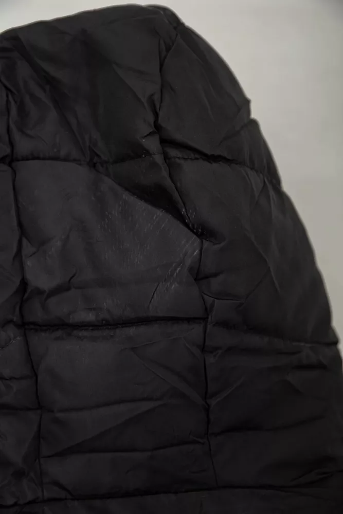 Купити Куртка жіноча демісезонна з поясом  -уцінка, колір чорний, 207R2023-U-3 - Фото №11