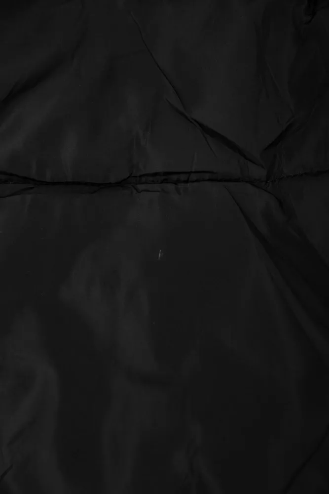 Купити Куртка жіноча демісезонна з поясом  -уцінка, колір чорний, 207R2023-U-4 - Фото №8