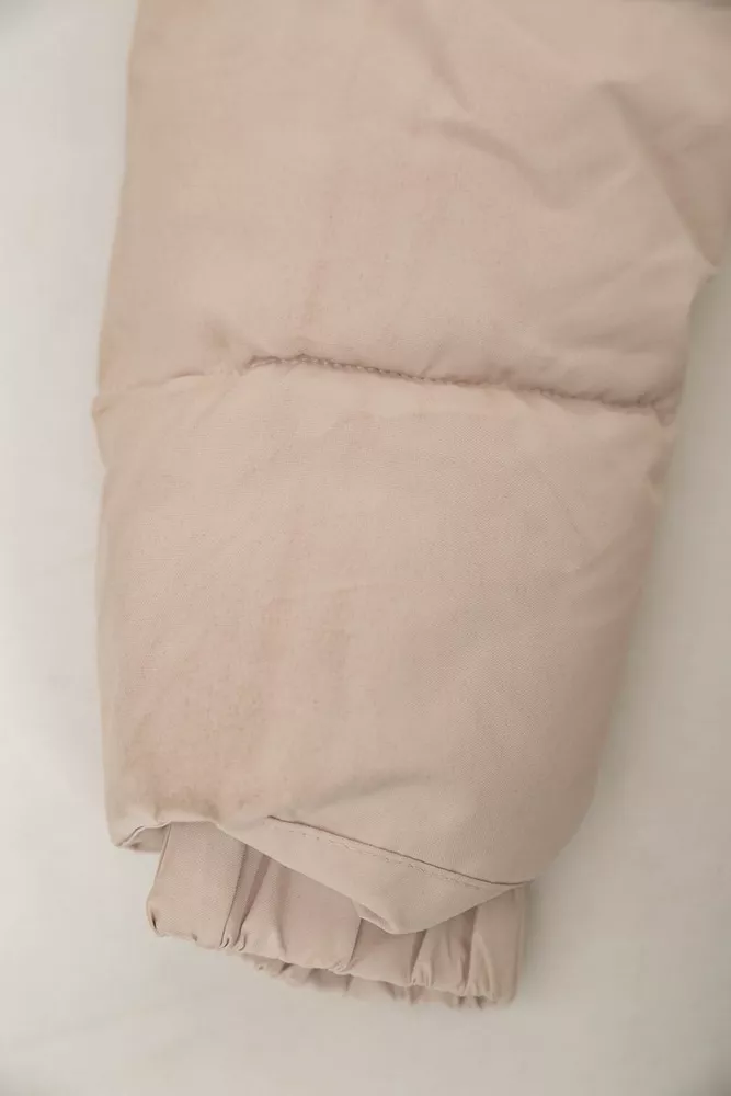 Купити Куртка жіноча демісезонна  -уцінка, колір світло-бежевий, 207R006-U - Фото №8