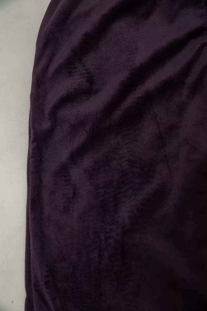 Купити Спортивний костюм жіночий велюровий  -уцінка, колір темно-сливовий, 257R4119-U-7 - Фото №7