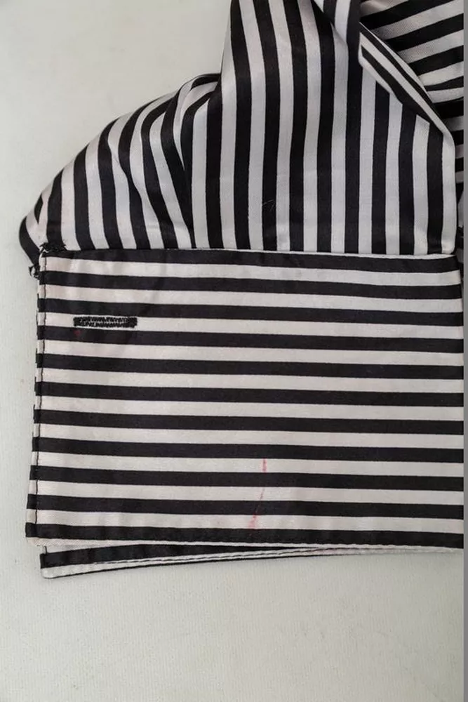 Купити Сорочка класична в смужку  -уцінка, колір чорно-білий, 230R66-U-51 - Фото №6