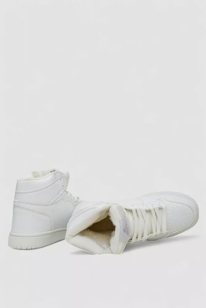 Купити Кросівки чоловічі зимові на хутрі  -уцінка, колір білий, 248RH1010-U-9 - Фото №5