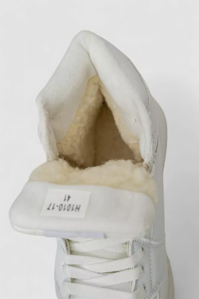 Купити Кросівки чоловічі зимові на хутрі  -уцінка, колір білий, 248RH1010-U-9 - Фото №6