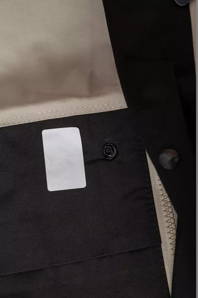 Купить Ветровка мужская с принтом  -уценка, цвет черный, 214R603-1-U-32 - Фото №9