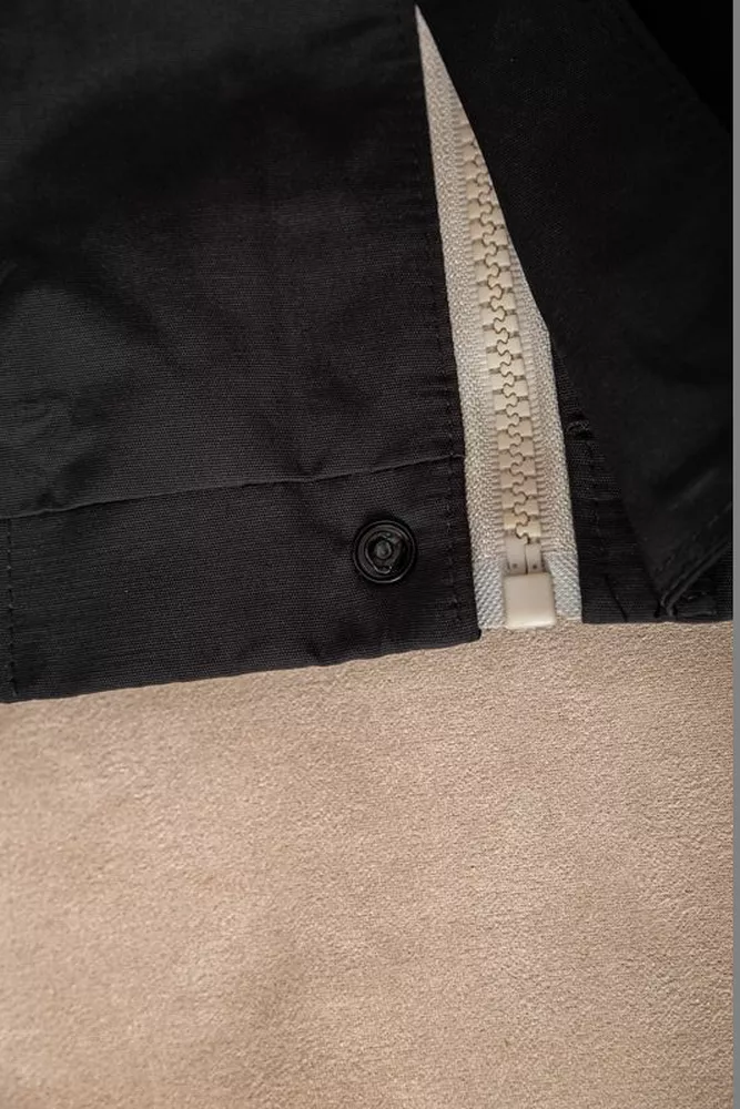 Купити Вітровка чоловіча з принтом  -уцінка, колір чорний, 214R603-1-U-33 оптом - Фото №9