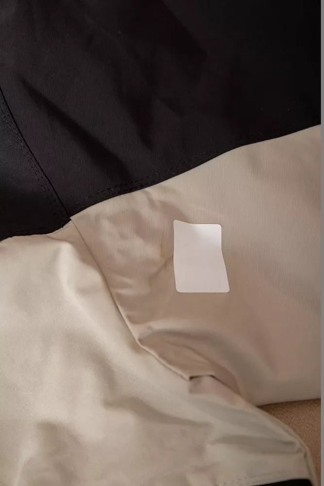 Купити Вітровка чоловіча з принтом  -уцінка, колір чорний, 214R603-1-U-34 - Фото №9