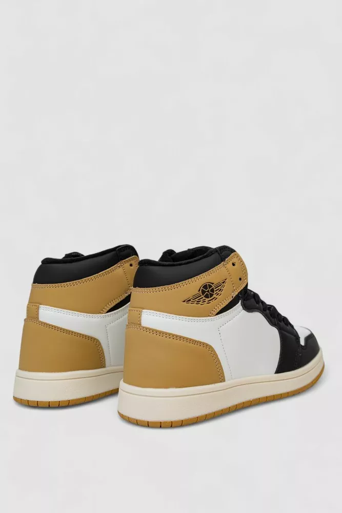 Купити Кросівки жіночі зимові на хутрі, колір біло-бежевий, 248RHB470-20 - Фото №4