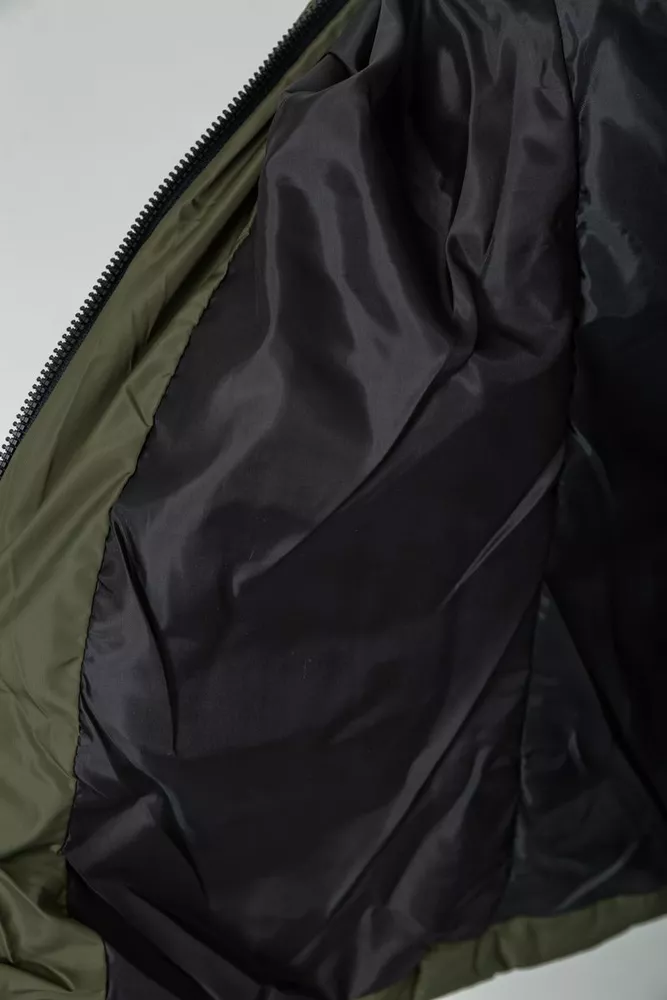 Купити Куртка жіноча демісезонна, колір хакі, 244R1506 - Фото №6