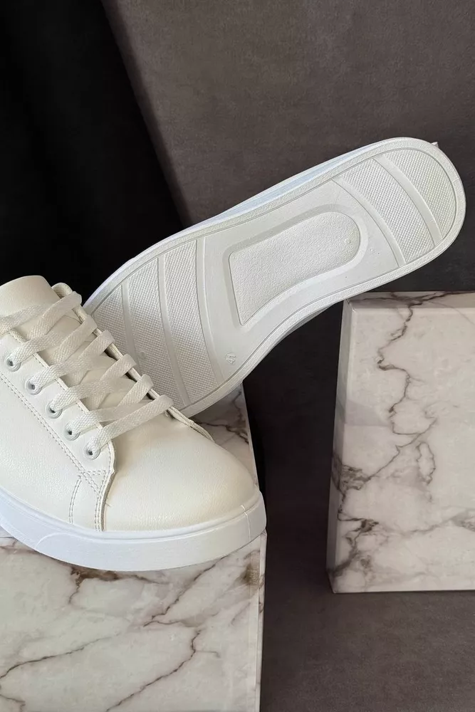 Купити Кеди чоловічі, колір білий, 248RR23 оптом - Фото №3