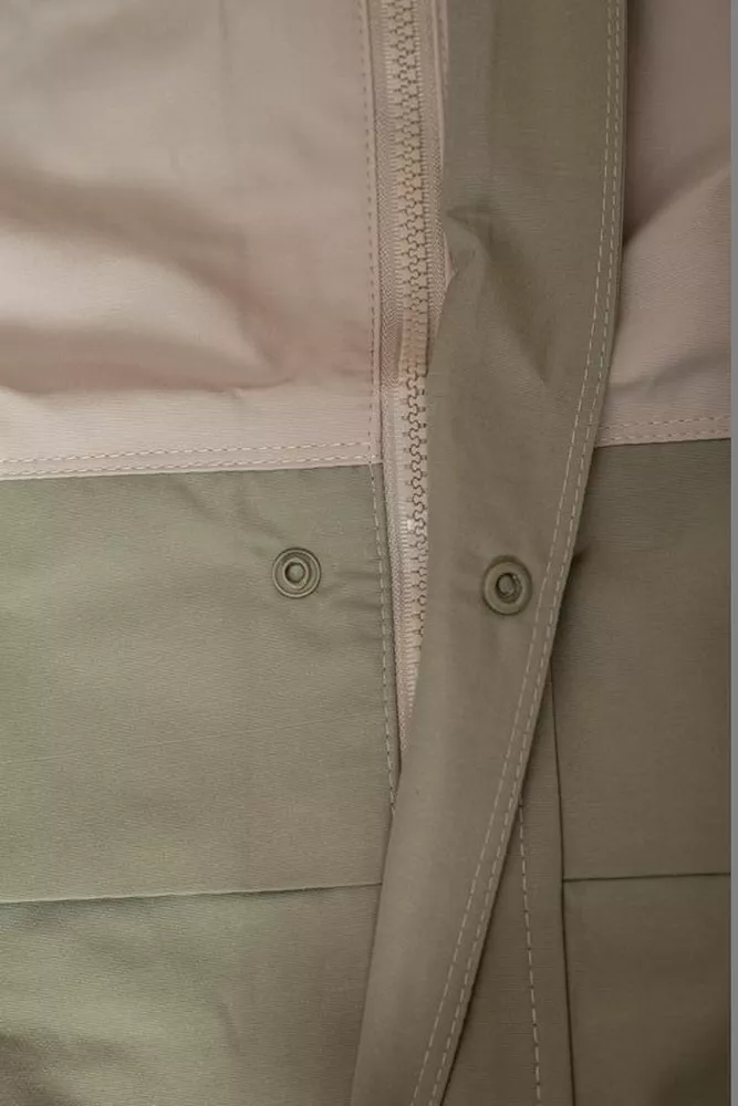 Купити Вітровка чоловіча з принтом  -уцінка, колір оливковий, 214R603-1-U-37 - Фото №10