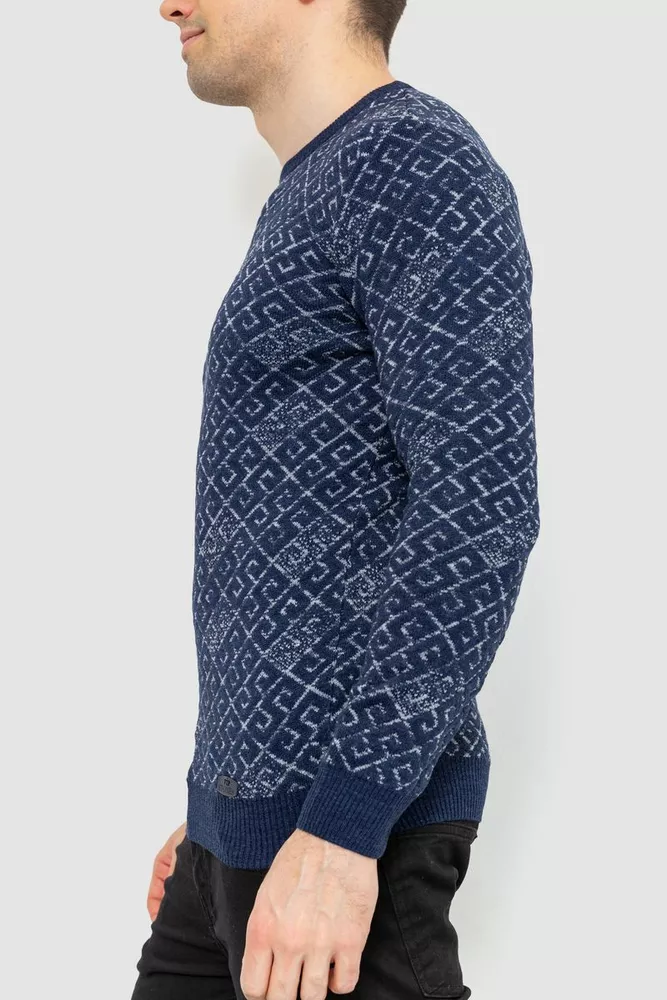 Купити Светр чоловічий, колір синій, 214R1701 - Фото №3