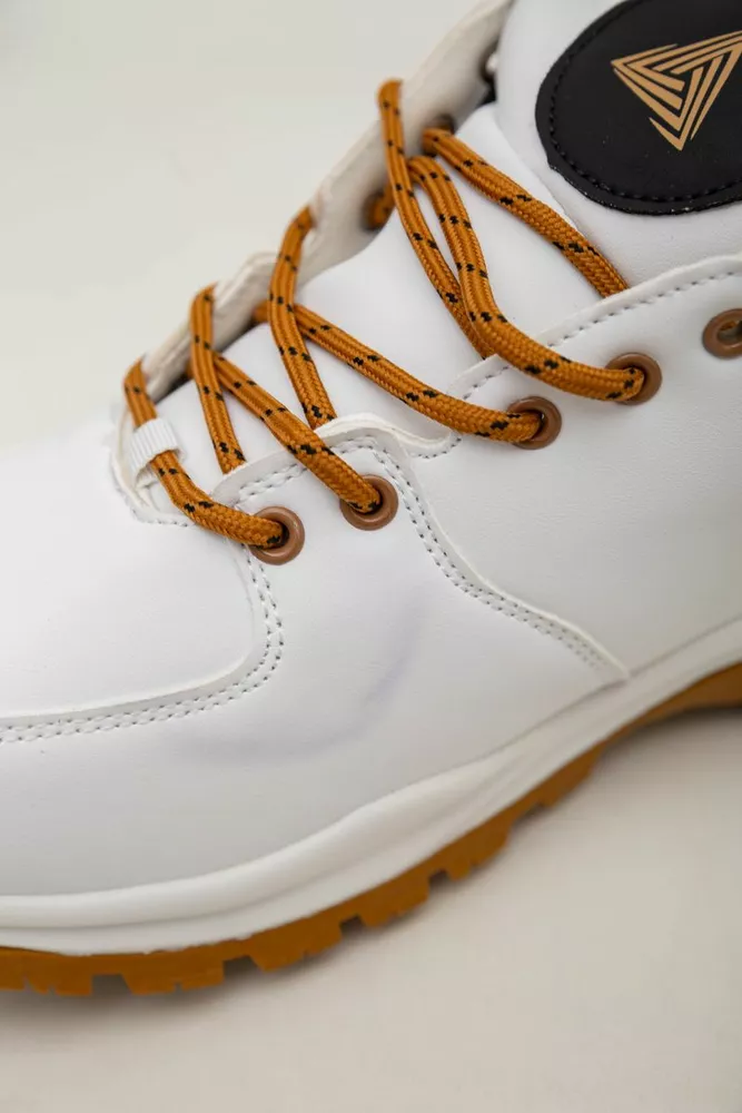 Купить Кроссовки женские зимние на меху  -уценка, цвет бело-желтый, 248RH770-U-68 - Фото №7