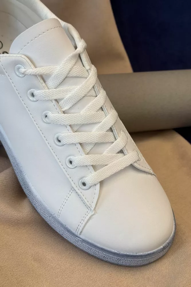 Купить Кеды мужские, цвет бело-серый, 248RR233 - Фото №2