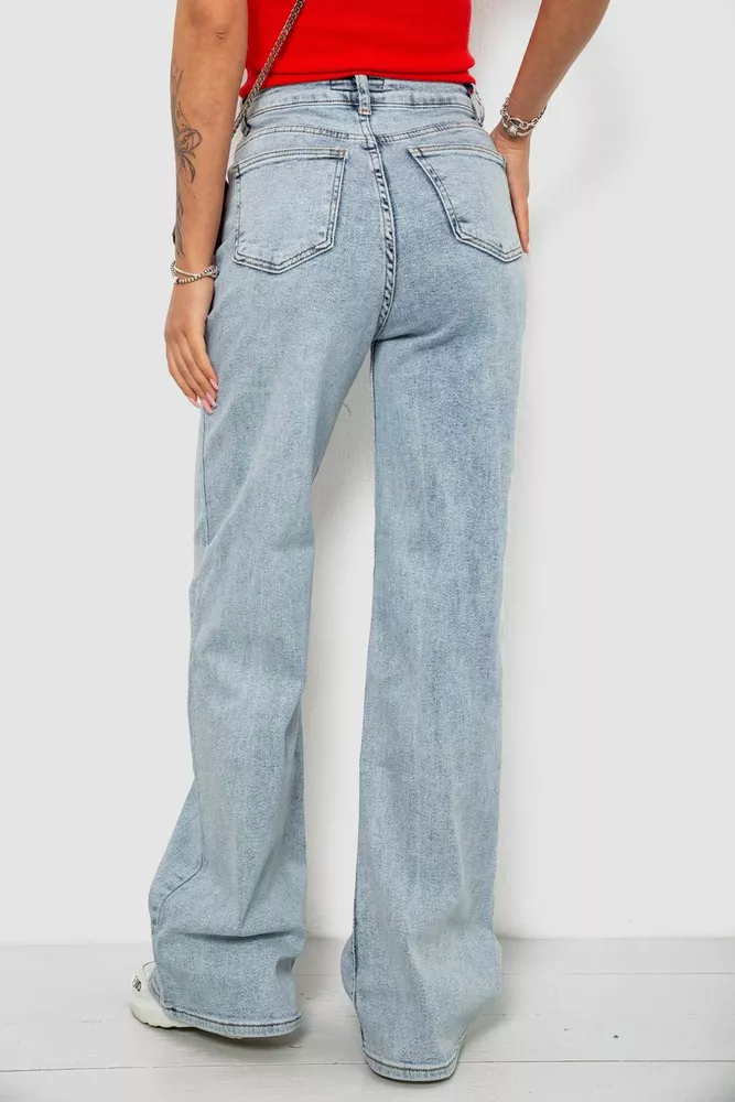 Купить Джинсы женские Trubo, цвет голубой, 244R00559 - Фото №4