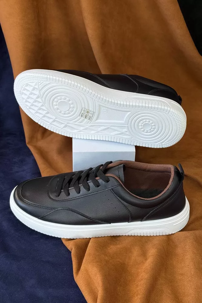 Купить Кеды мужские, цвет черно-белый, 248RR193 - Фото №5