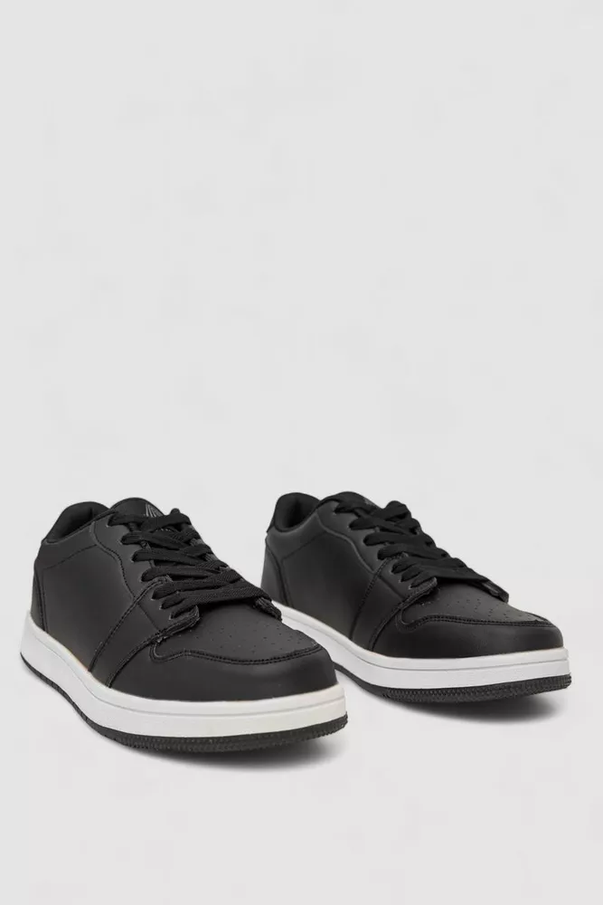 Купити Кросівки чоловічі, колір чорно-білий, 248RH183 - Фото №3