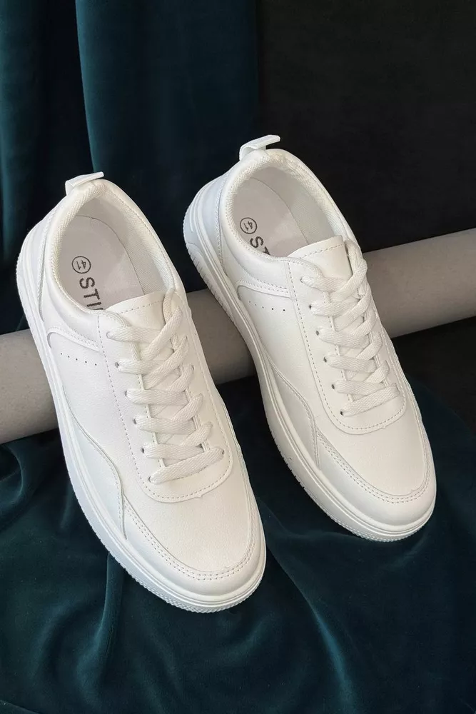 Купити Кеди чоловічі, колір білий, 248RR193 - Фото №1