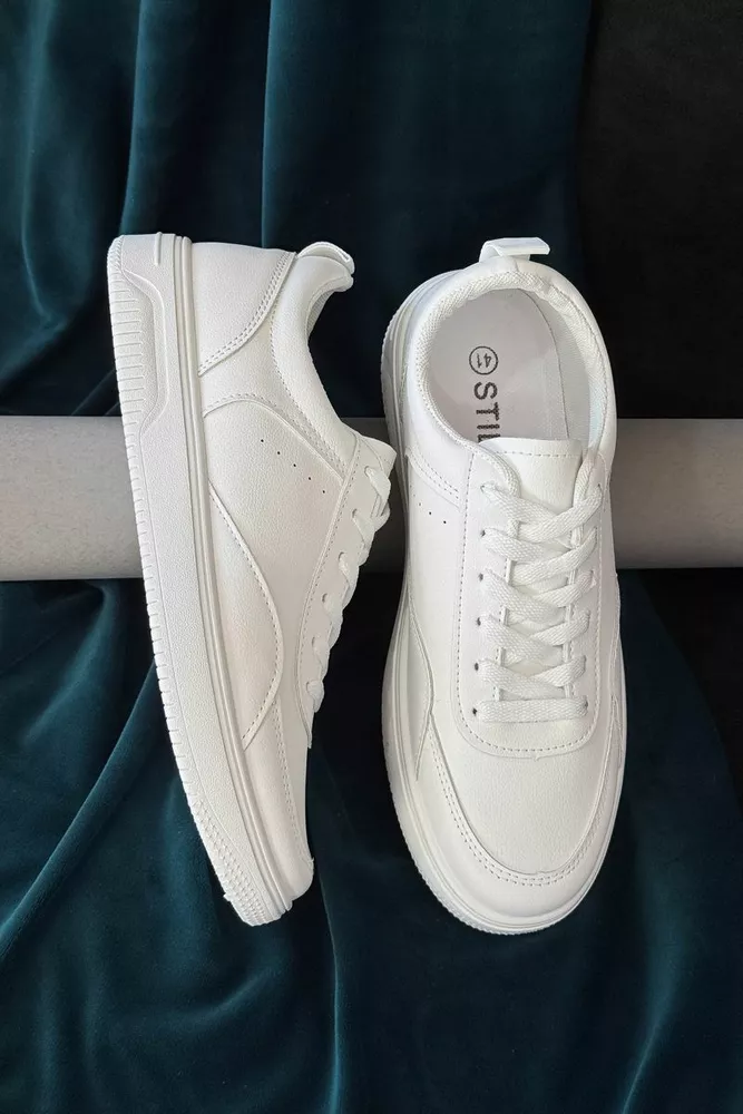 Купити Кеди чоловічі, колір білий, 248RR193 - Фото №2