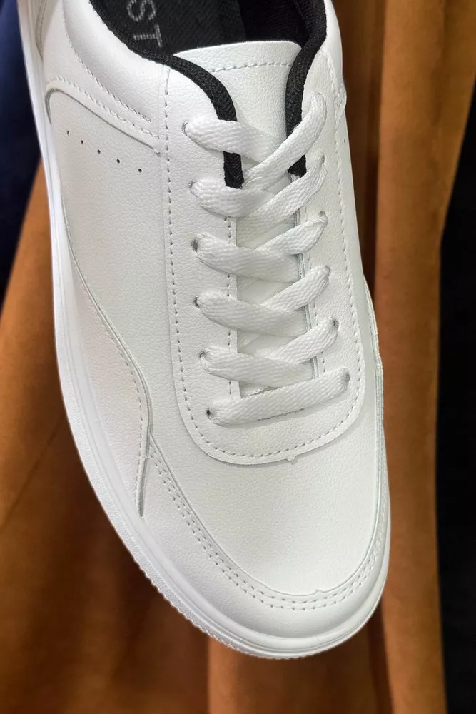 Купити Кеди чоловічі, колір біло-чорний, 248RR193 - Фото №2