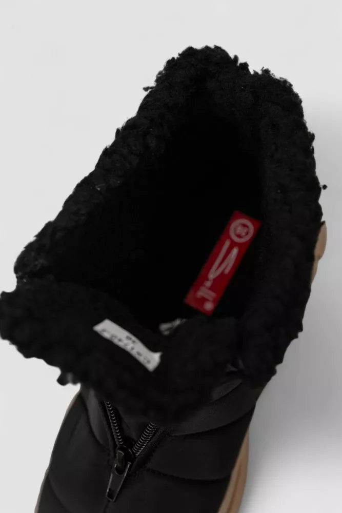 Купити Дутики жіночі зимові на хутрі, колір чорно-бежевий, 248RCX1740 - Фото №6