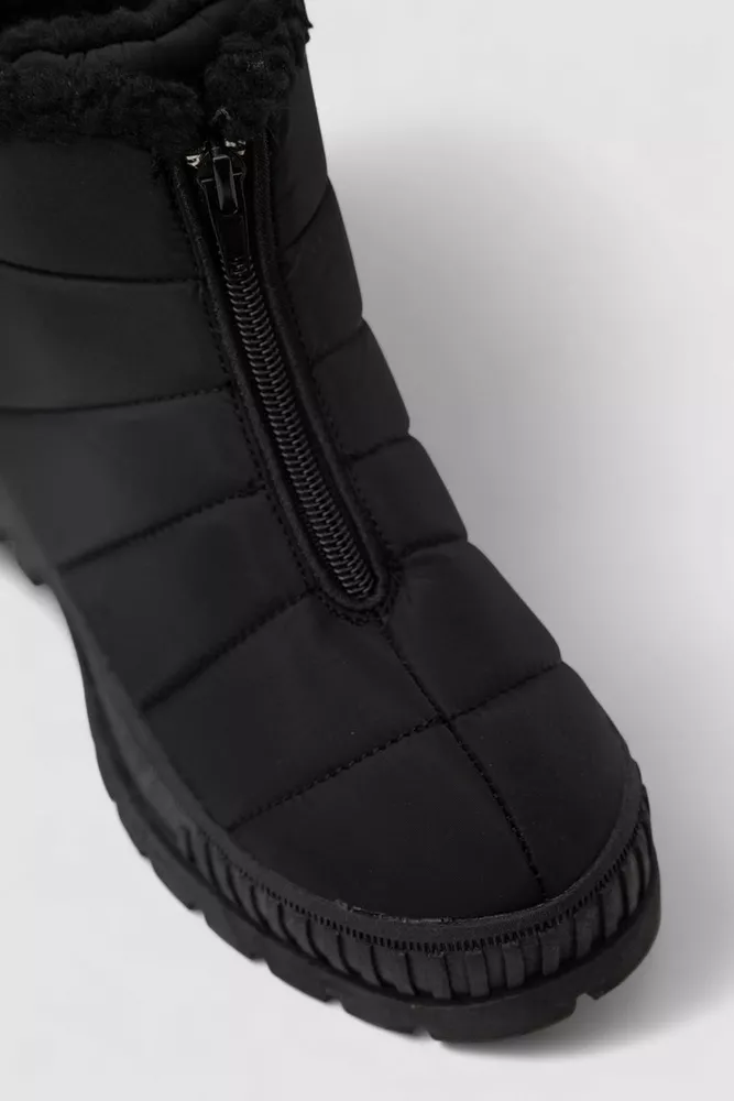 Купити Дутики жіночі зимові на хутрі, колір чорний, 248RCX1740 - Фото №2