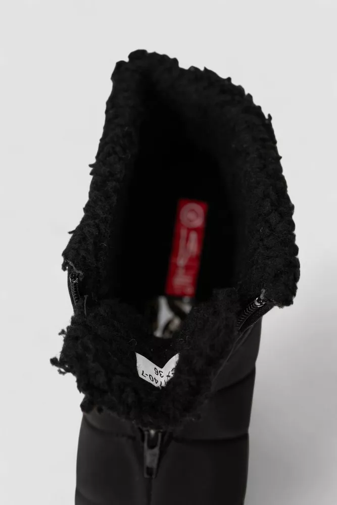 Купить Дутики женские зимние на меху, цвет черно-серый, 248RCX1740 - Фото №6