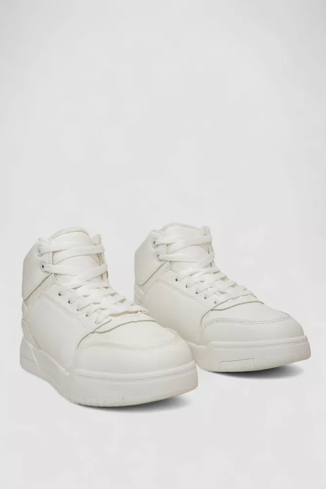 Купити Кросівки жіночі зимові на хутрі, колір білий, 248RAD02 - Фото №3